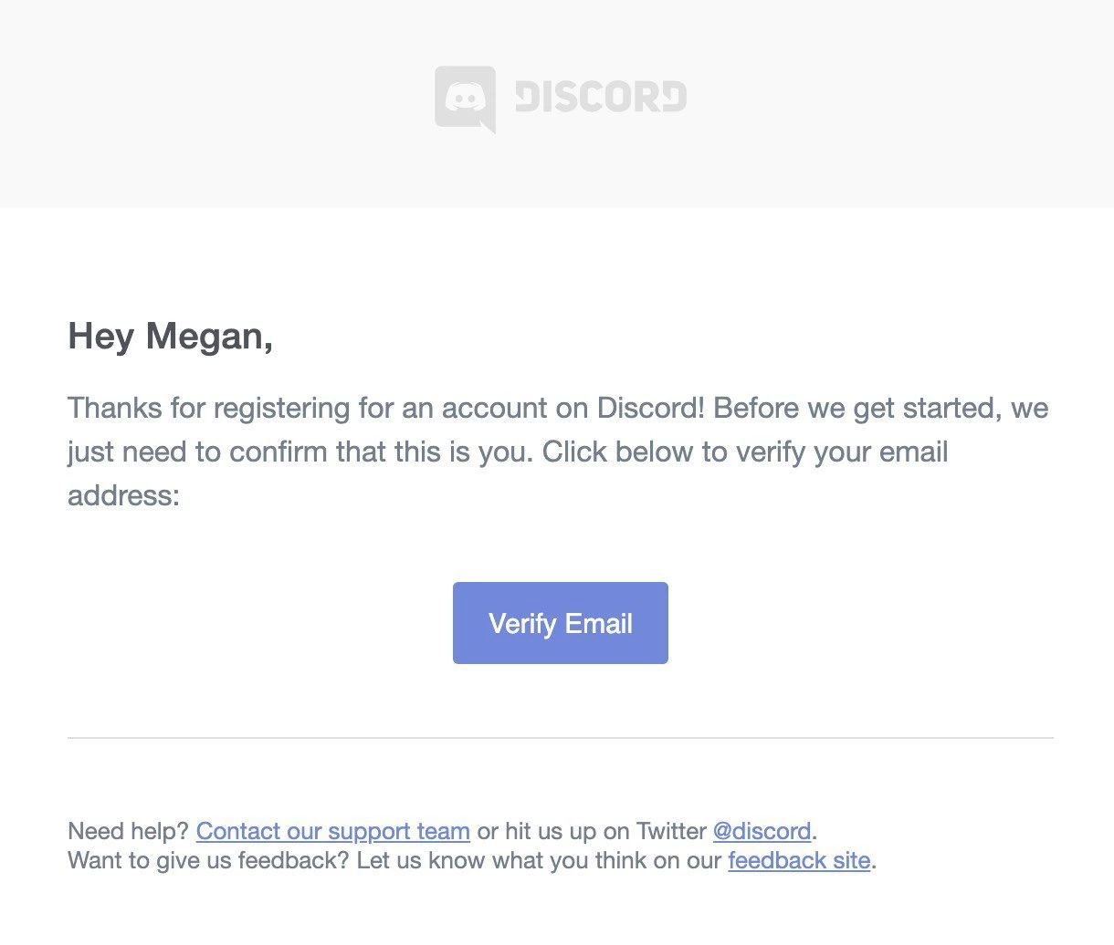 discord email address verification transactional email