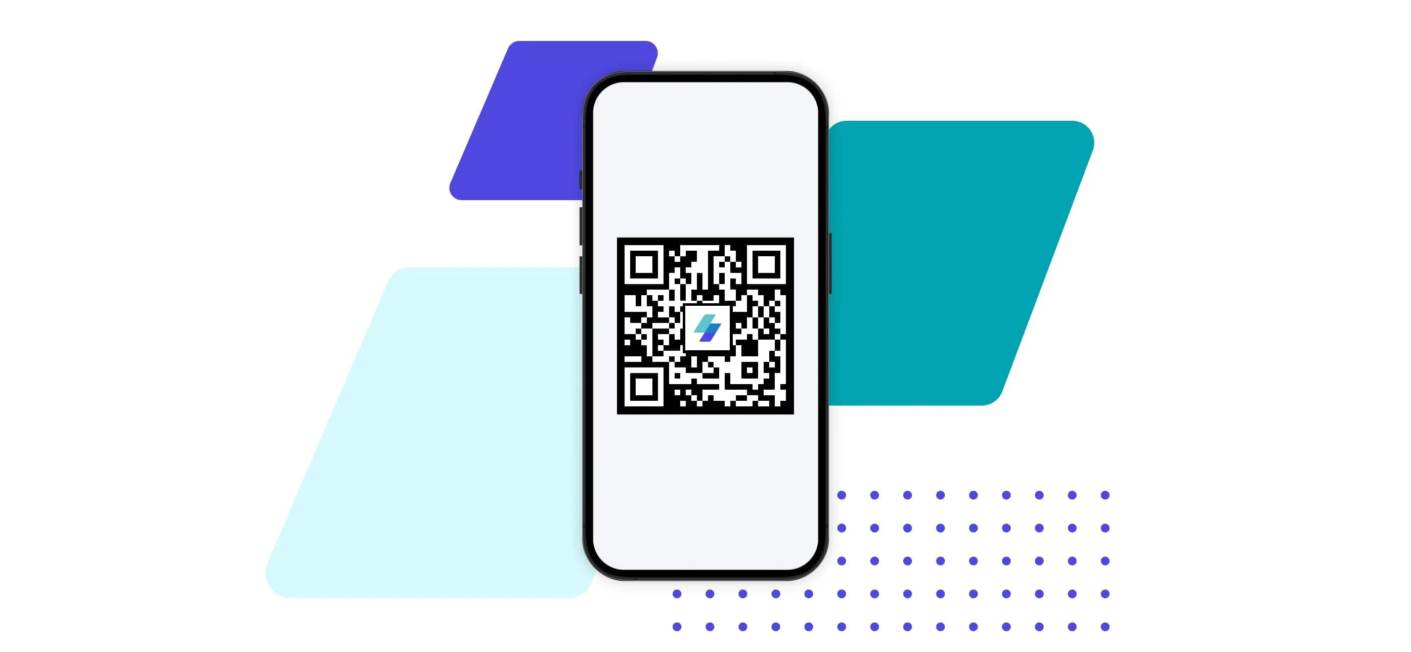 QR code for the MailerSend iOS app in the app store. 