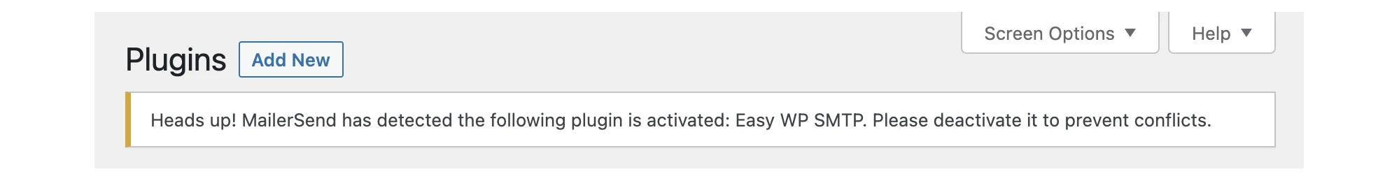 WordPress plugin conflict