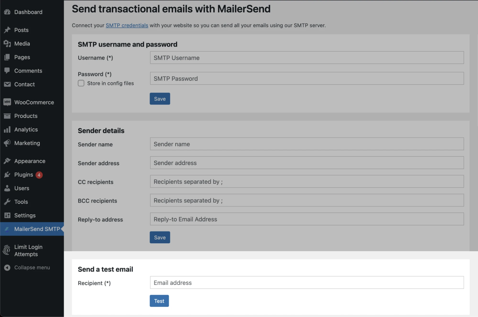 Send a test email