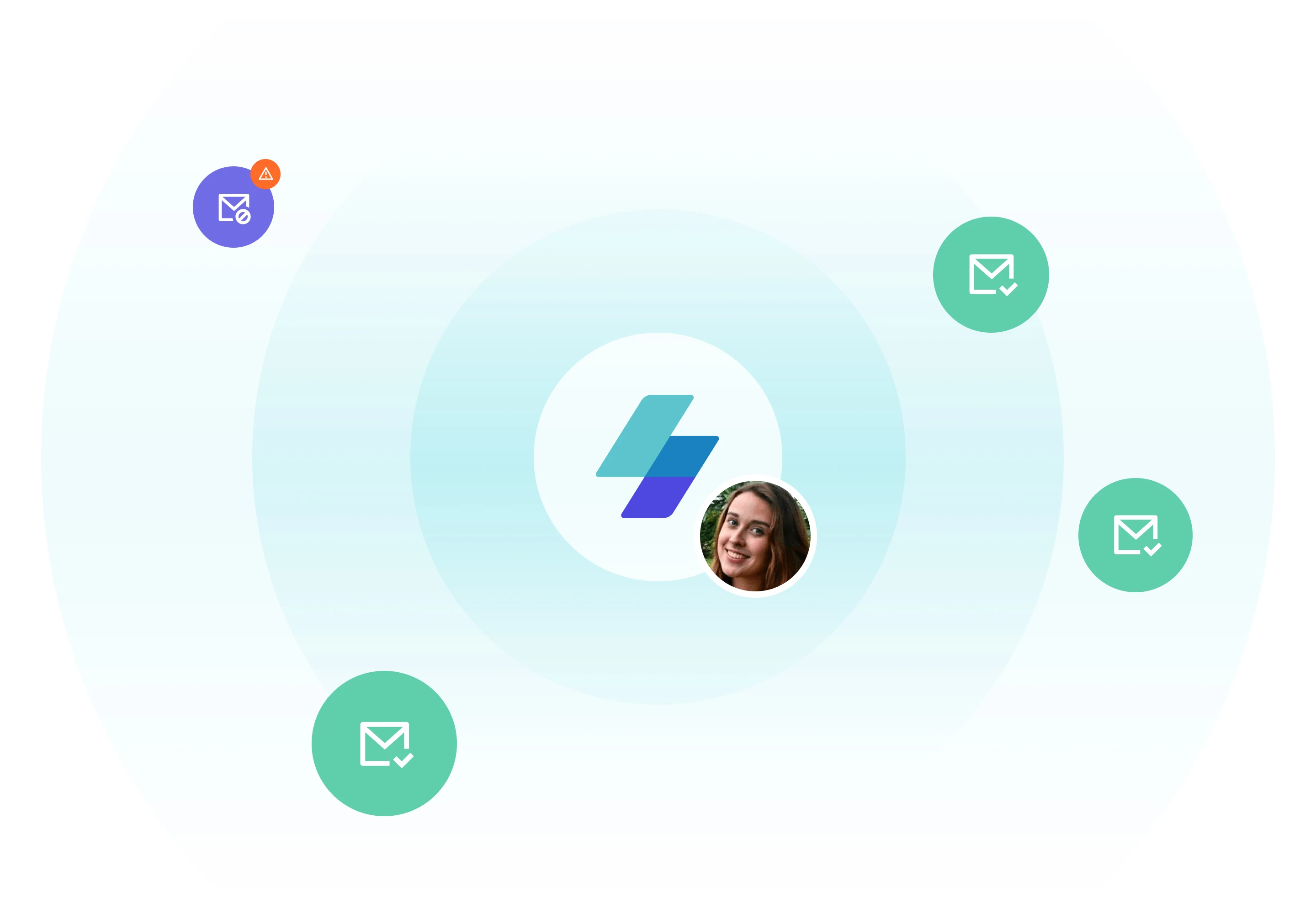 A graphic with a member of the MailerSend deliverability team.